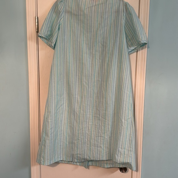 Women's Blue Striped Nightgown box Dur‎ size medium - Picture 6 of 6